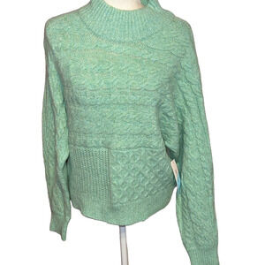 NWT Witty Fox Light Green Sweater S